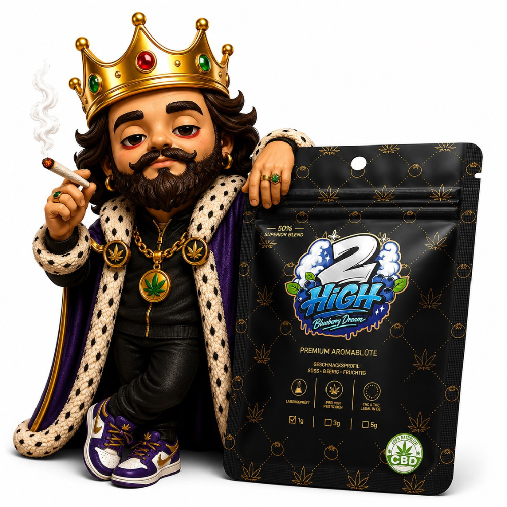 2 HIGH Budz- Dream Blueberry - 1g