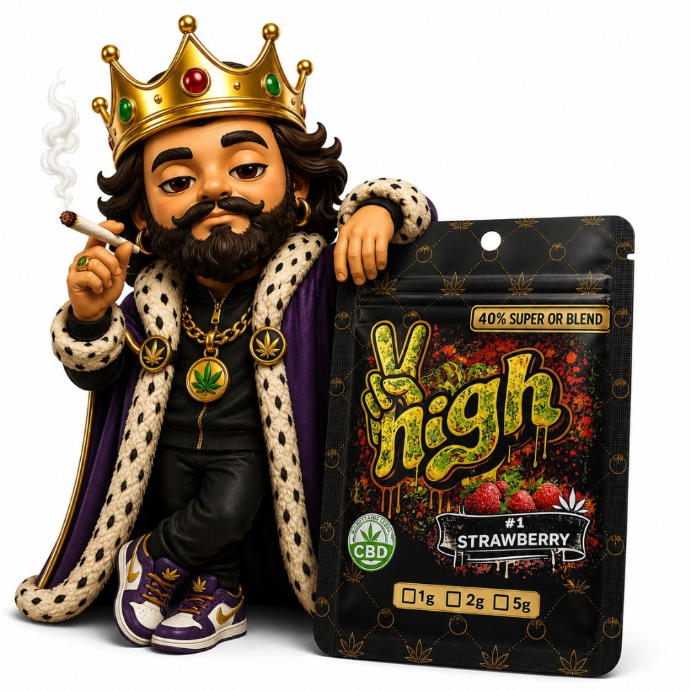 2 HIGH Budz- #1 Strawberry - 1g