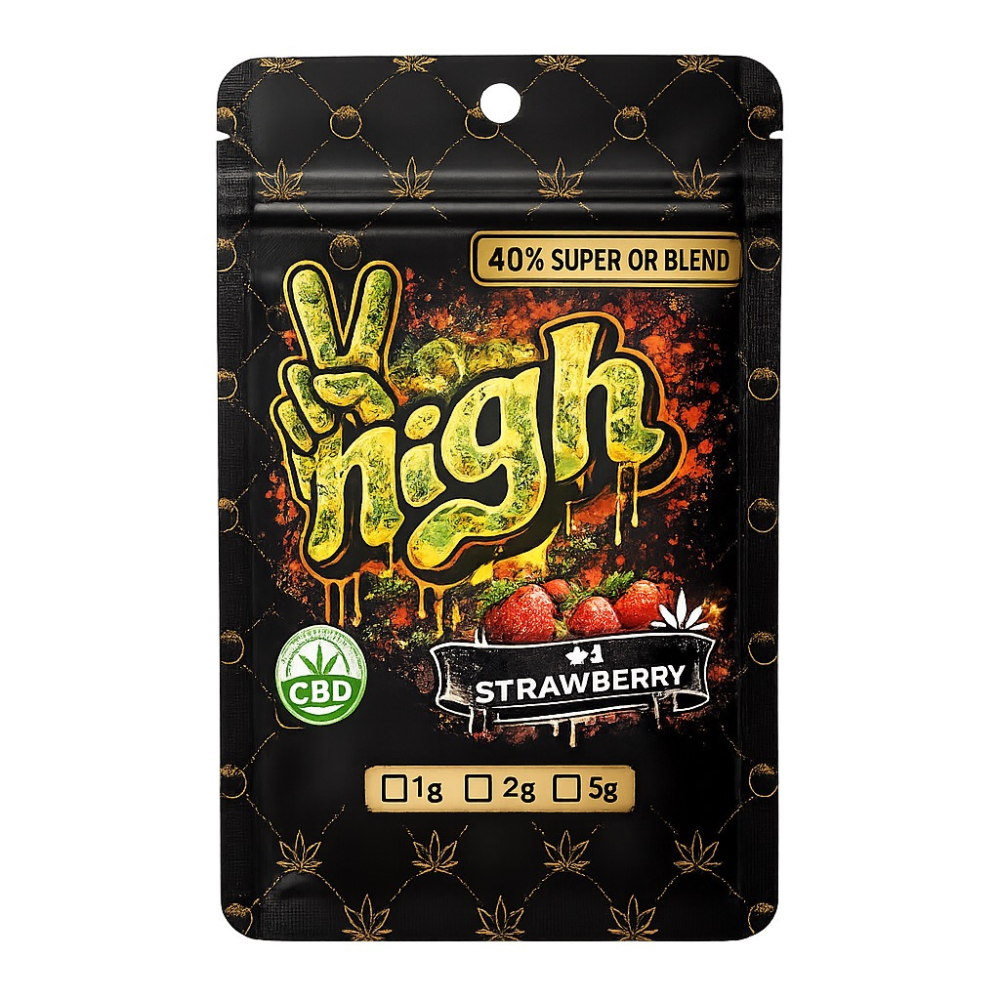 2 HIGH Budz- #1 Strawberry - 1g