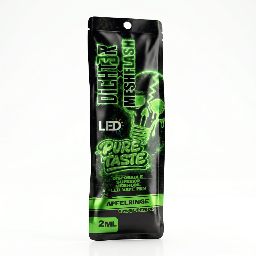 DICHT3R X MESH FLASH Vape - Apfelringe - 2ml