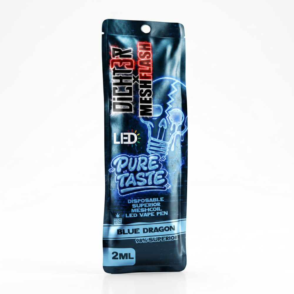 DICHT3R X MESH FLASH Vape - Blue Dragon - 2ml