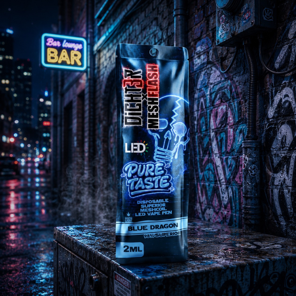 DICHT3R X MESH FLASH Vape - Blue Dragon - 2ml