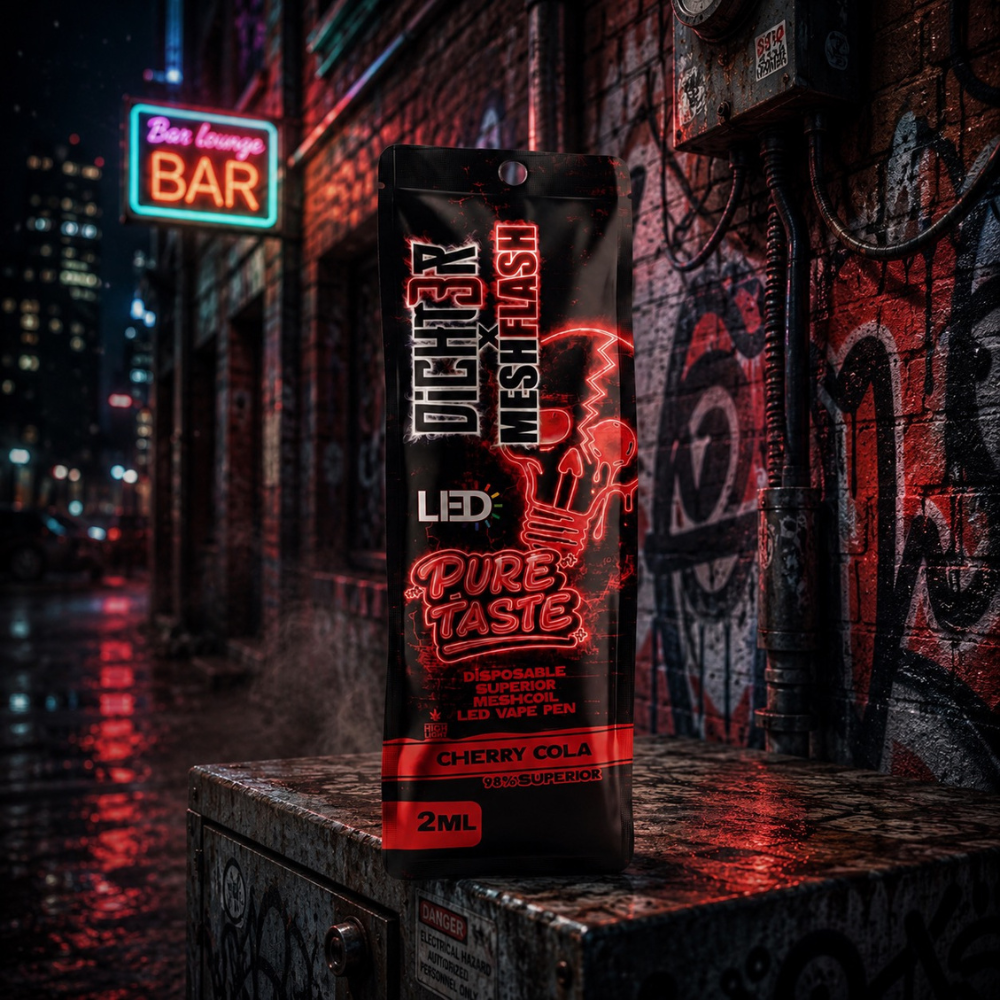 DICHT3R X MESH FLASH Vape - Cherry Cola - 2ml