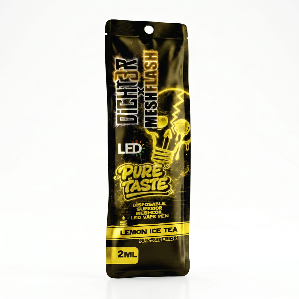 DICHT3R X MESH FLASH Vape - Lemon Ice Tea - 2ml